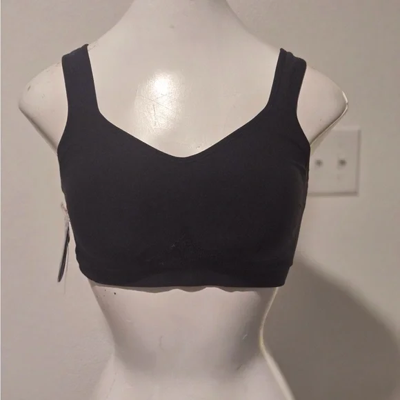 NWT- Truekind Wireless padded Black Seamless Bra - Picture 2 of 5
